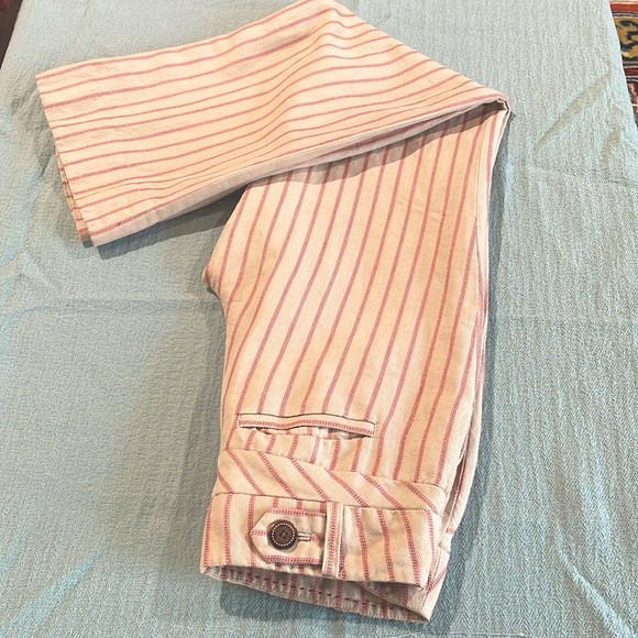 Anthropologie Elevenses summer linen blend wide leg pants, S. - Picture 11 of 12